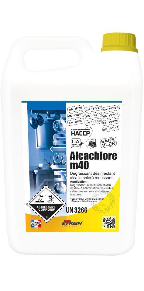 ALCACHLORE M 40 Bidon 5Kg Boutique Eyrein Industrie