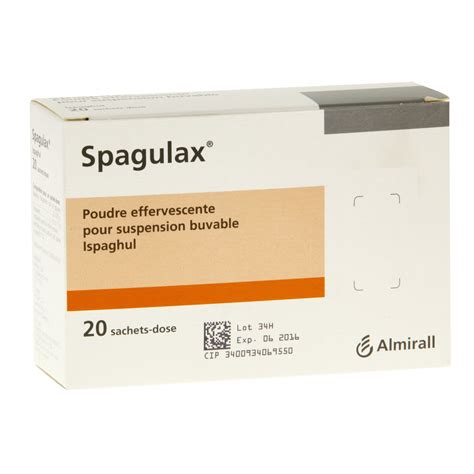 Spagulax Bo Te De Sachets Doses Almirall M Dicament Conseil