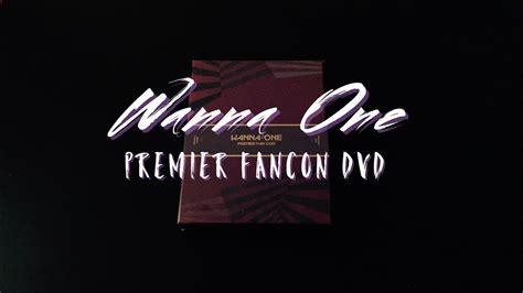 [unboxing] Wanna One Premier Fancon Dvd 워너원 프리미어 팬콘 Dvd 언박싱 Youtube