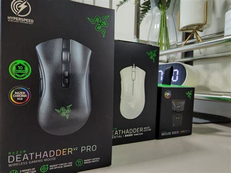 [내돈 내산] RAZER DEATHADDER V2 PRO, ESSENSIAL WHITE 레이저 데스에더 V2 프로, 데스에더 ...