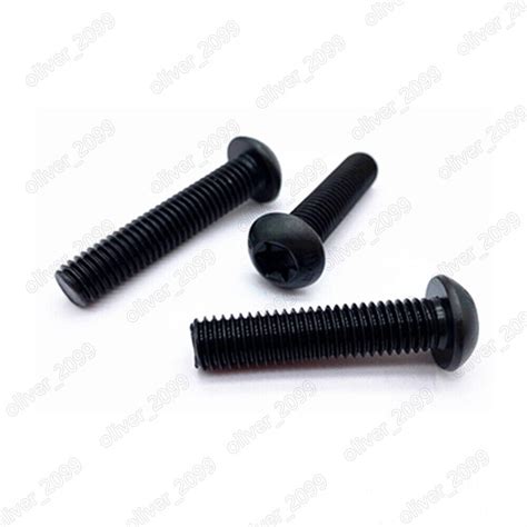 M3 M4 M5 M6 M8 M10 Black Alloy 109 Steel Torx Button Head Torx Screws