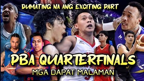 PBA PLAYOFF PREVIEW MGA DAPAT MALAMAN BAGO MAGSIMULA ANG PBA