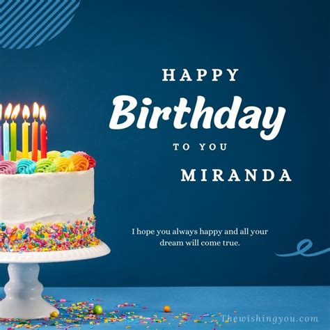 100 Hd Happy Birthday Miranda Cake Images And Shayari