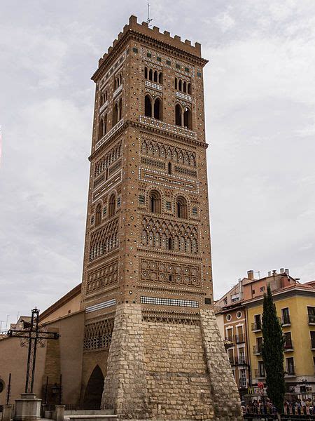 1315 16 Tower of the Church of San Martín Teruel Aragon Spain