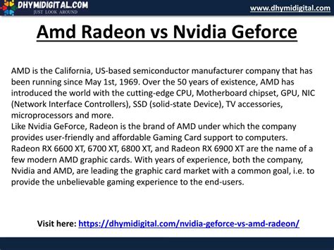 PPT - Amd Radeon vs Nvidia Geforce PowerPoint Presentation, free ...