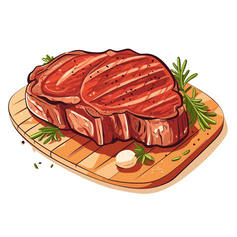 Grilled Steak Clipart - Generative Ai 26912525 PNG