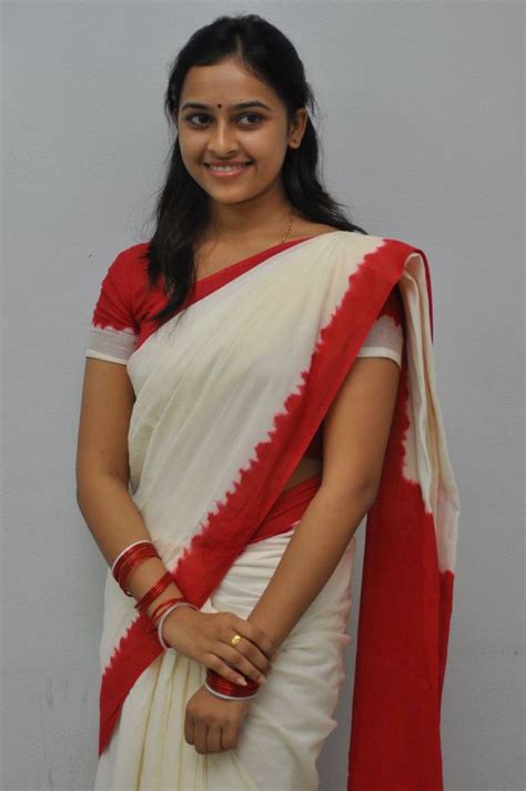 Sri Vidya Latest White Saree Cute Photos World Actress Photos