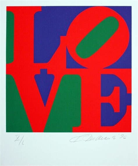 Robert Indiana Book Of Love 1996 Artsy