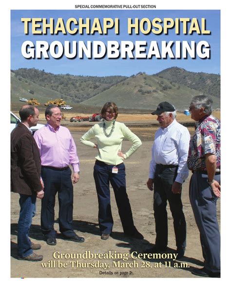 Tehachapi Hospital Groundbreaking by Tehachapi News - Issuu