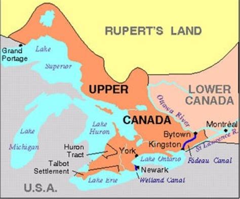 Timelines Of Lower And Upper Canada Timetoast Timelines