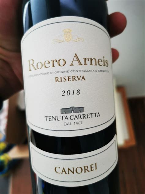 2022 Tenuta Carretta Roero Arneis Riserva Canorei Italy Piedmont