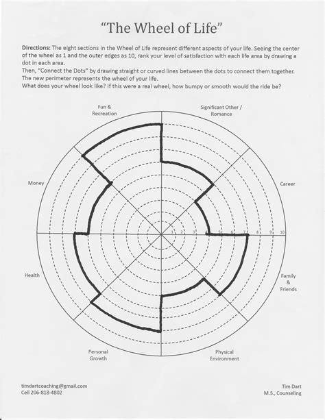 Wheel Of Life Worksheet