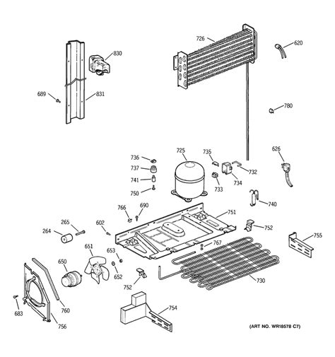 Hotpoint Ctx18eablraa Refrigerator Condenser Coil Assembly Genuine Oem