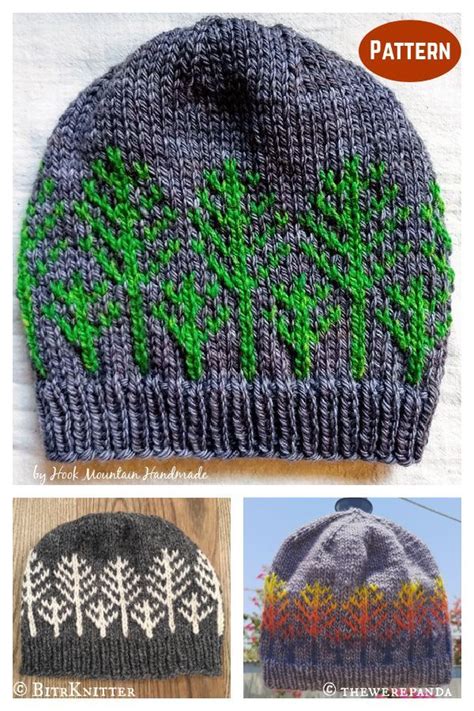 Tree Hat Free Knitting Pattern And Paid Knitting Knitting Patterns