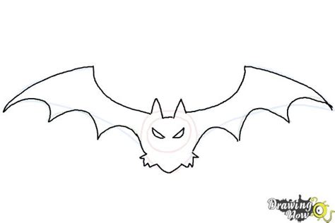 How to Draw a Halloween Bat - DrawingNow