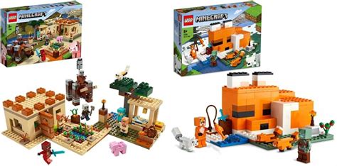 Lego 21160 Minecraft La Invasión De Los Illager Set De Construcción Minecraft El Refugio