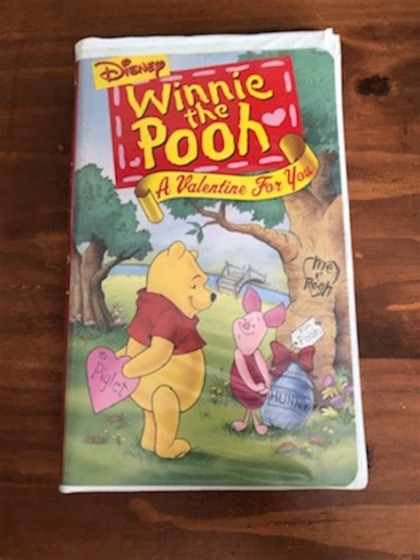 Vintage Disney Winnie The Pooh Vhs Tape A Valentine For You Etsy