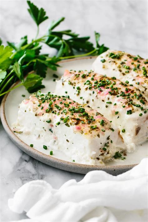 Easy Baked Halibut Downshiftology