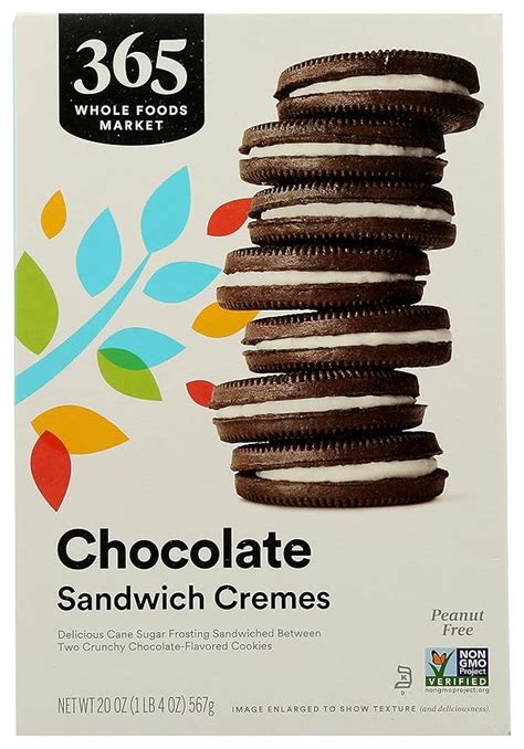 Amazon By Whole Foods Market Cookie Sandwich Cremes Chocolate