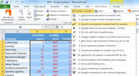 Tip An Easier Way To Fix The Numbers That Excel Doesnt Recognize Asap Utilities Blog