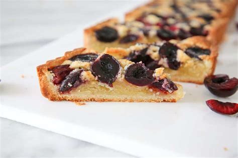 Easy Cherry Almond Tart Recipe Chef Lindsey Farr