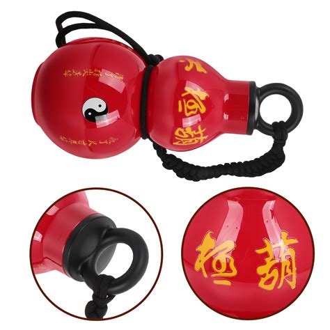 WORGEOUS Red Gourd Water Bottle Retro Gourd Sports Travel Water Bottle