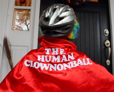 Human cannonball costume ("human Clownonball") | Human, Circus costume ...