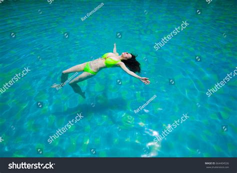 Beautiful Sexy Woman Has Yellow Bikini Stock Photo 664404526 Shutterstock
