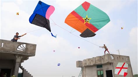 Kite Cutting Challenge Vs Balloon Fight Nasir Kite Youtube