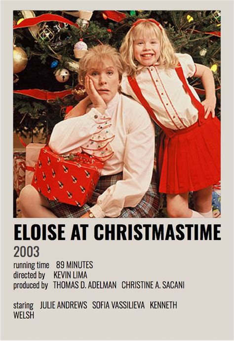 Eloise At Christmastime Movie Polaroid Poster Eloise At Christmastime