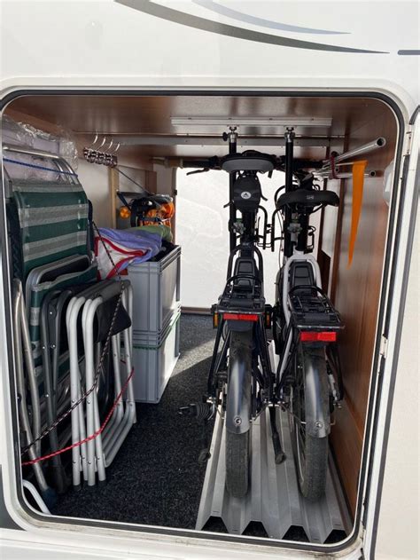 Motorhome Astuces Camping Car Garage Solutions Hymer Bike Holder