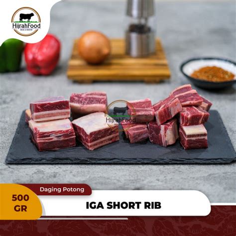 Promo Daging Iga Sapi Beef Short Ribs Shortrib Aus Pilih Potongan