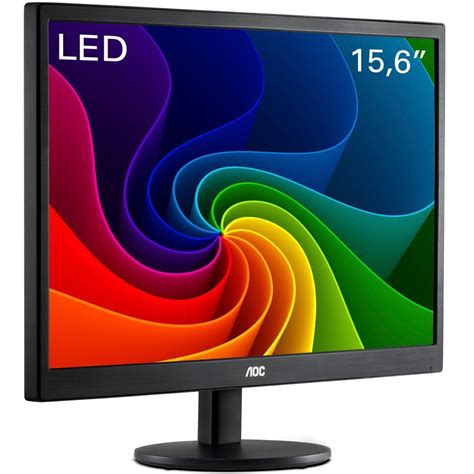 Monitor 15 6 Led Vga E1670swu Wm Aoc Blue Distribuidora