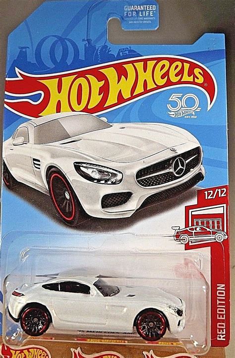 Hot Wheels Target Exclusive Red Edition MERCEDES AMG GT White J S Contemporary