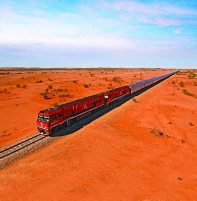 The Ghan Is Australia's Longest Train. Incredibly Huge Over 1 Kilometre ...