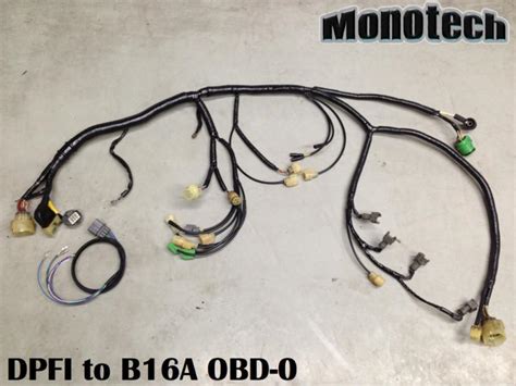 Buy 88-91 HONDA CIVIC CRX DPFI TO B16A OBD0 ENGINE HARNESS CONVERSION MPFI DOHC VTEC in Perris ...