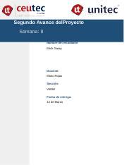 Tarea Tercer Avance Del Proyecto Docx Segundo Avance Delproyecto