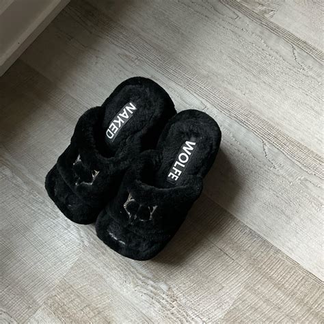 Naked Wolfe Women S Black Sandals Depop