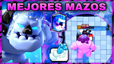 DESAFIO DEL SUPER GOLEM DE HIELO LOS MEJORES MAZOS DE CLASH ROYALE