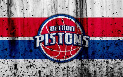 Download Logo Nba Basketball Detroit Pistons Sports 4k Ultra Hd Wallpaper