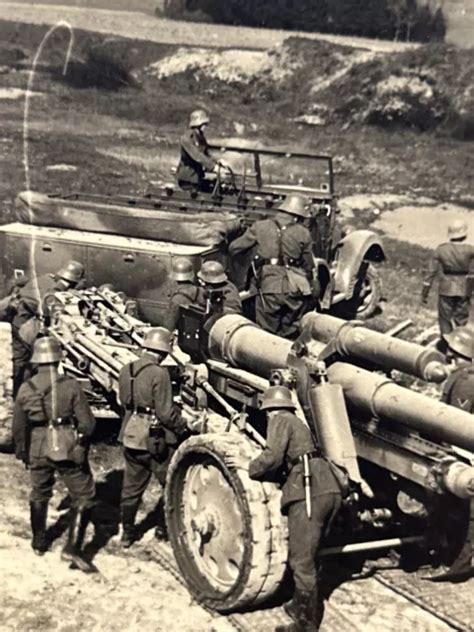 Foto Wk Front Wehrmacht Soldaten Kampf Gesch Tz Flak Pak