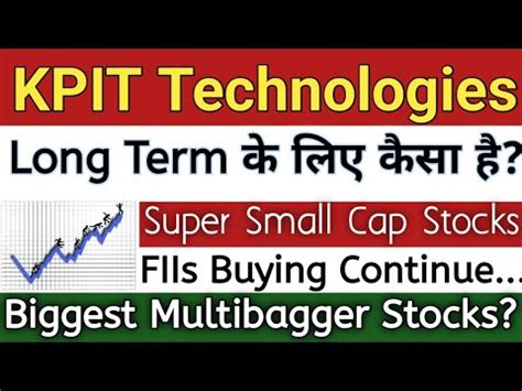 Kpit Technologies Share Latest News Today Best Multibagger Small Cap