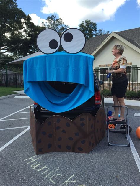 Cookie Monster Trunk Or Treat Trunk Or Treat Truck Or Treat Trunker