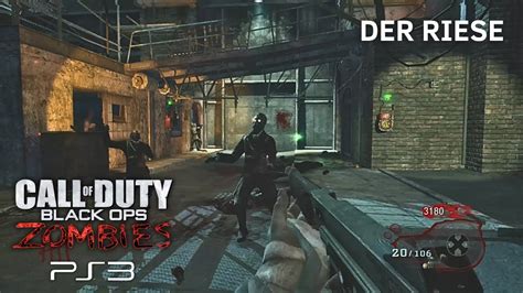 Call Of Duty Black Ops Zombies Der Riese Ps3 Gameplay Youtube