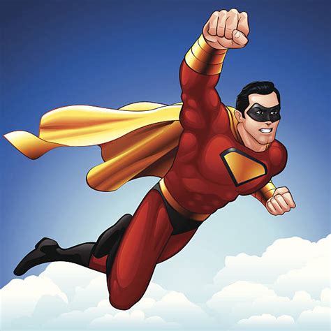 Superhero Flying Pose