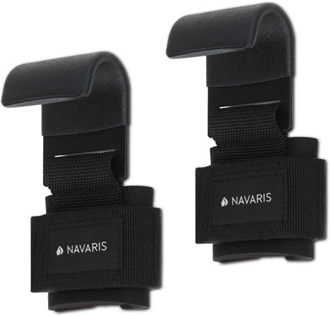 Navaris Weight Lifting Hook Straps Pair Of Weightlifting Wrist