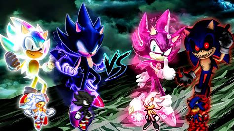 Dark Sonic V2 New And Hyper Sonic V2 Vs Sonic Black V2 And Sonic