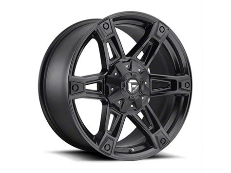 Fuel Wheels Tacoma Dakar Matte Black 6 Lug Wheel 20x9 1mm Offset