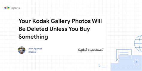 Your Kodak Gallery Photos Will Be Deleted Unless You Buy Something ...