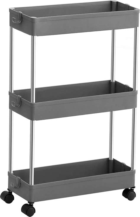 Ronlap Tier Storage Trolley Trolley On Wheels With Handle Hook